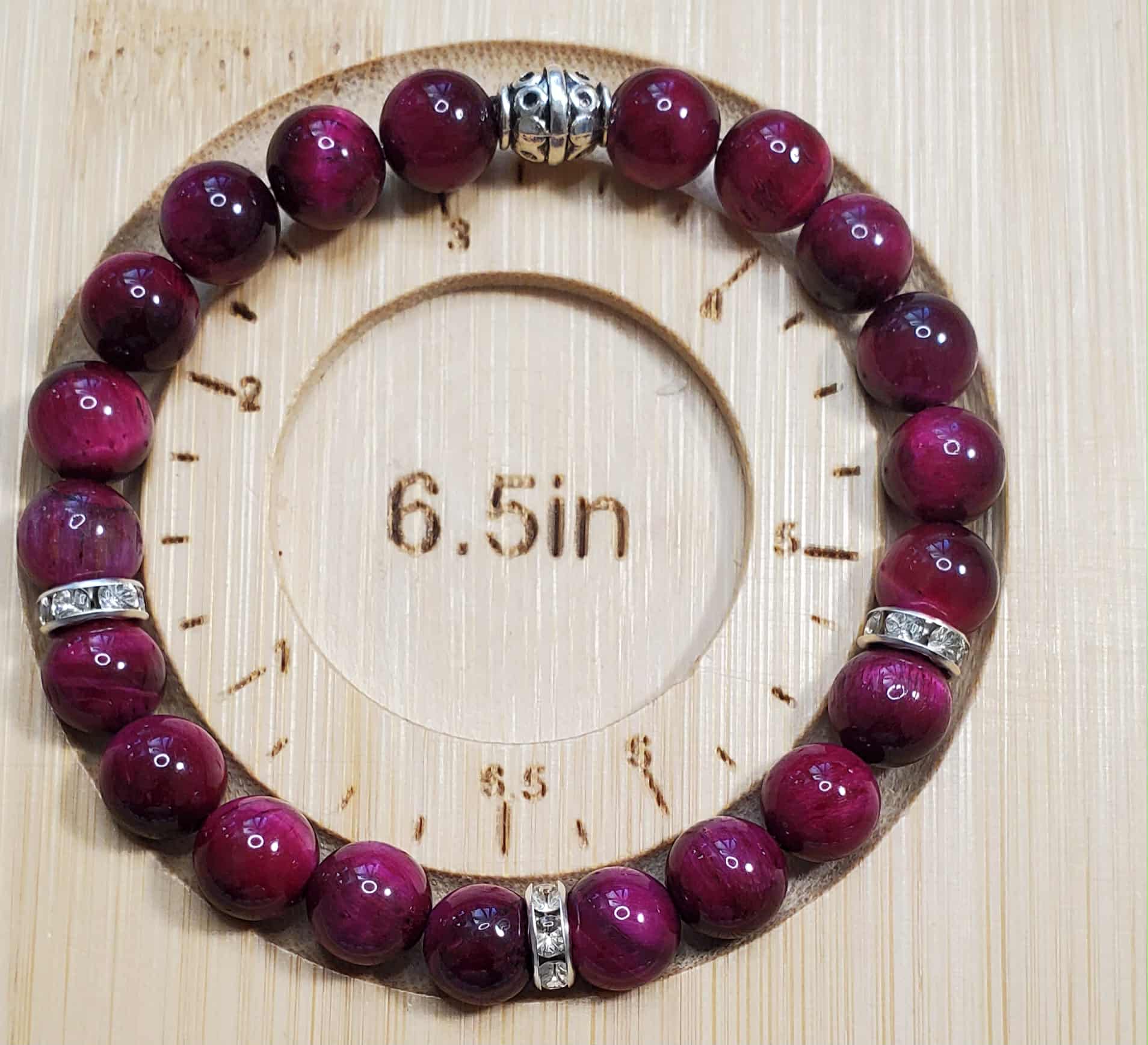 Burgundy Tiger Eye Radiance (6.5")