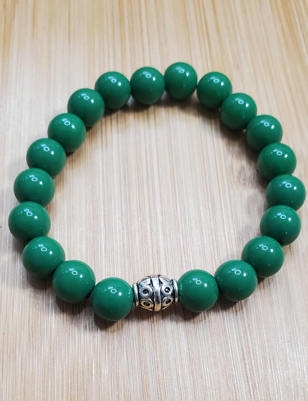 Tiny Treasure Green Beaded Bracelet 💚