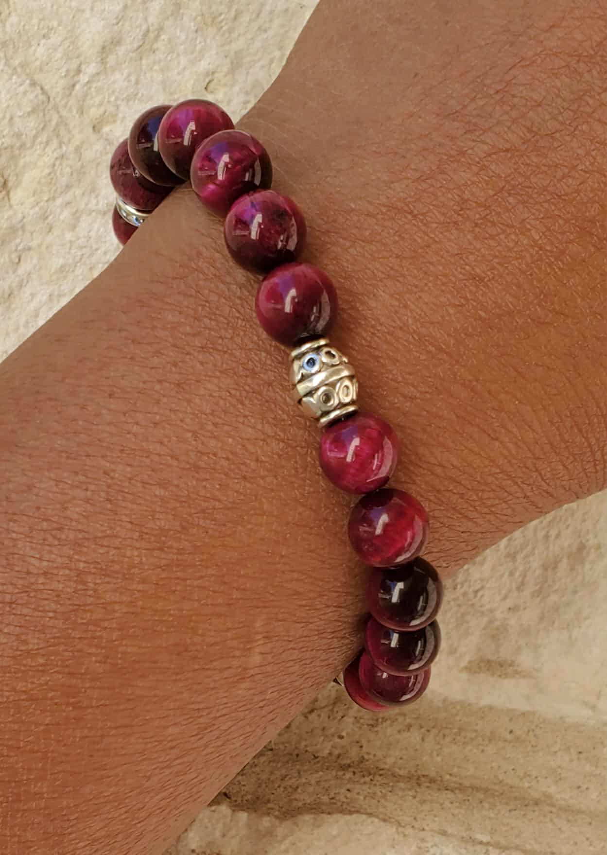 Burgundy Tiger Eye Radiance (6.5")