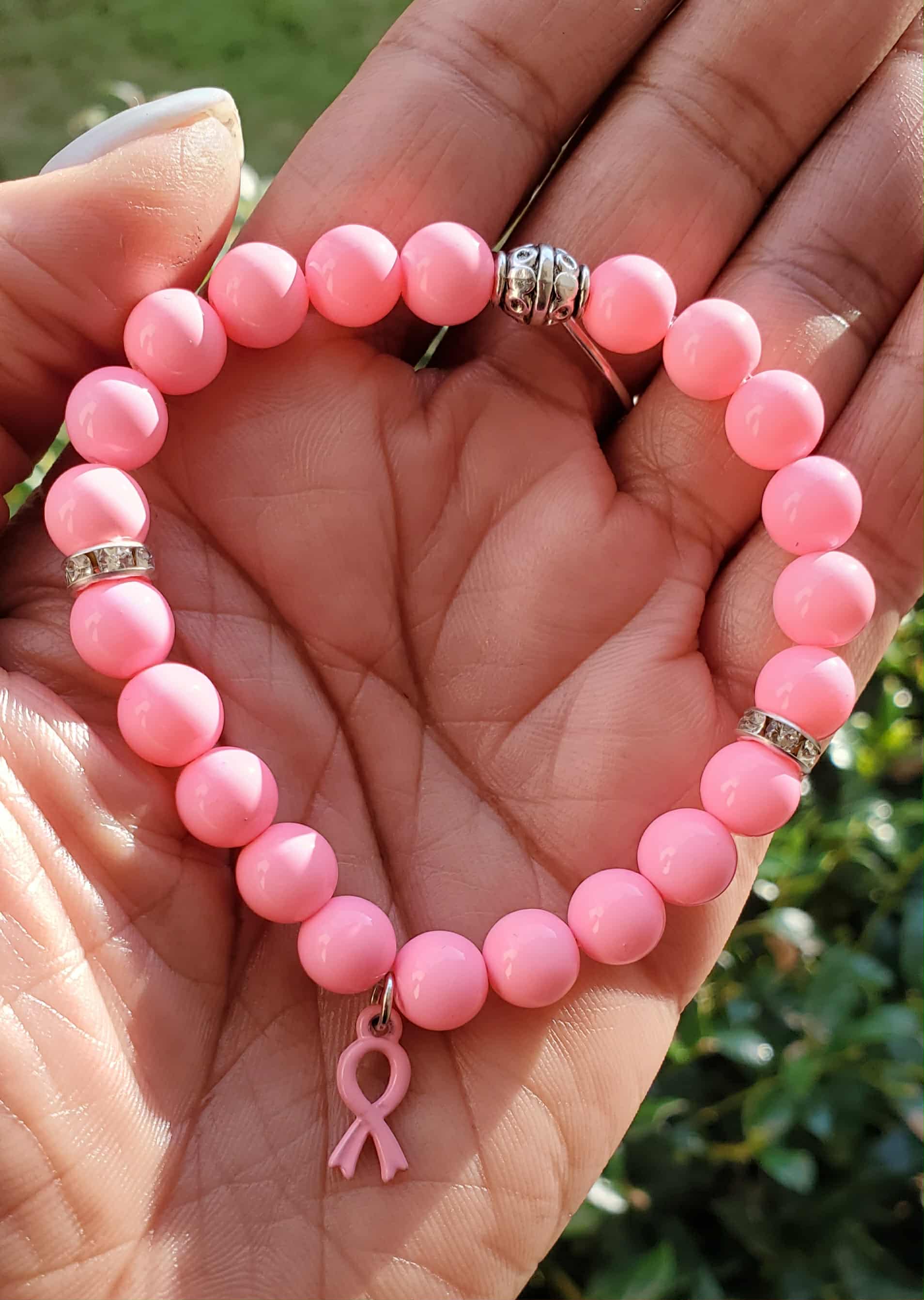 Breast Cancer Awareness Bracelet 🎗️